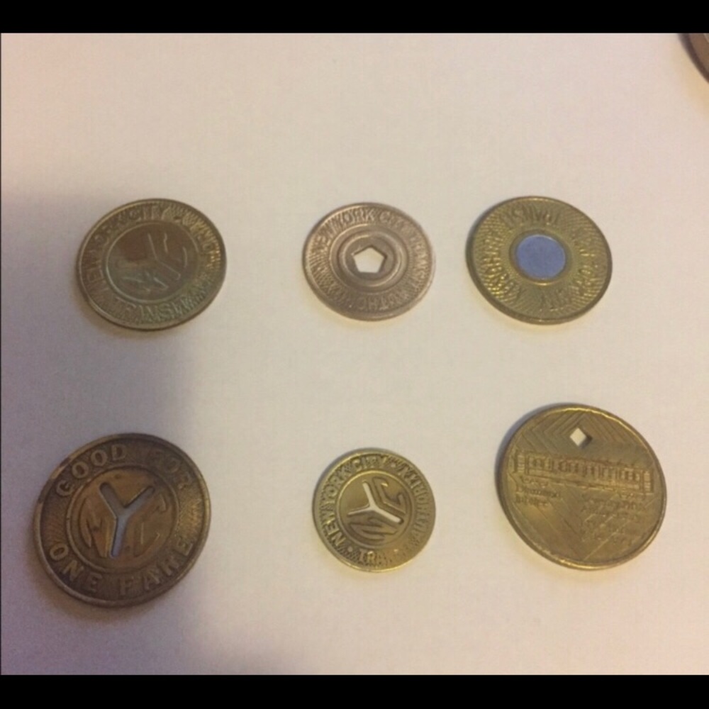 Nyc New York City transit mta subway token